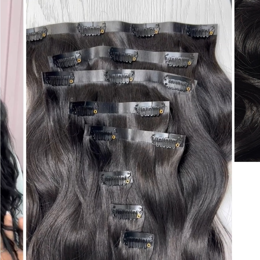 New Tape In clip ins- Body Wave versatile able to all different styles
